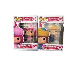 Funko Pop Retro Toys Strawberry Shortcake Raspberry Tart Huckleberry Pie 136 137